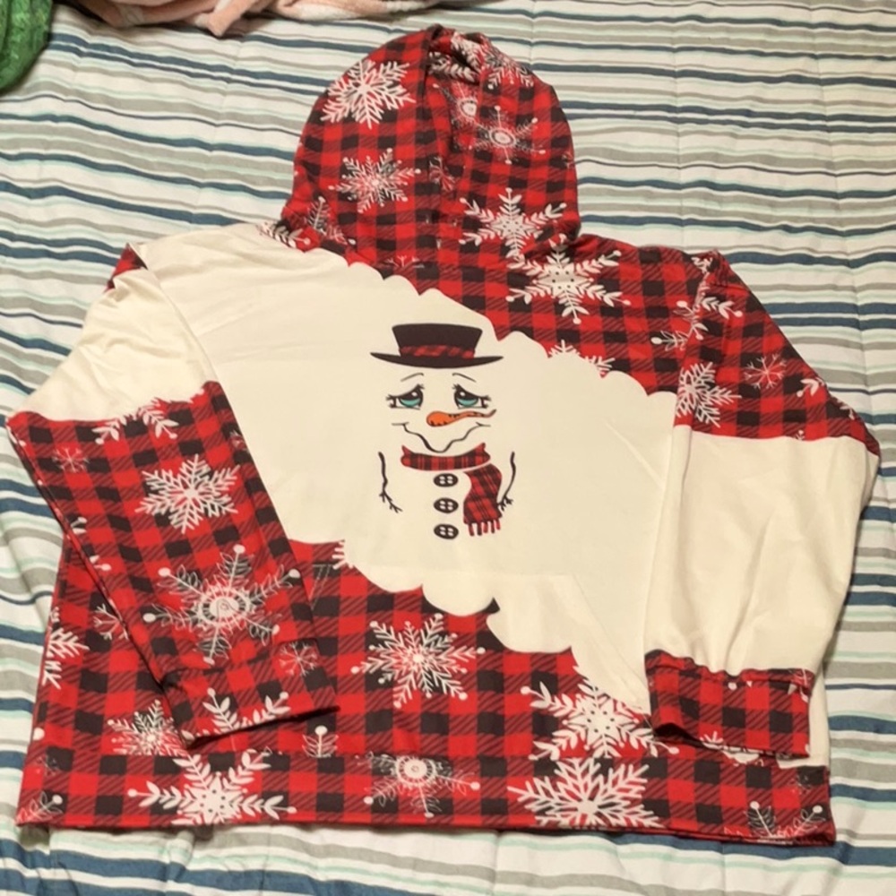 Red & White Christmas Sweatshirt